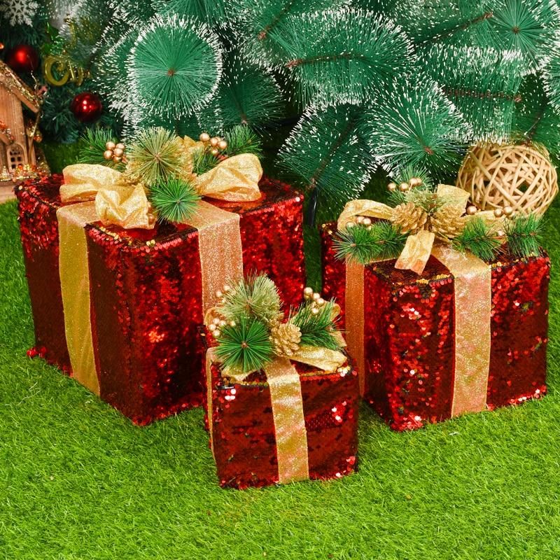 Christmas Products Decoration Scene Layout Color Gift Bag