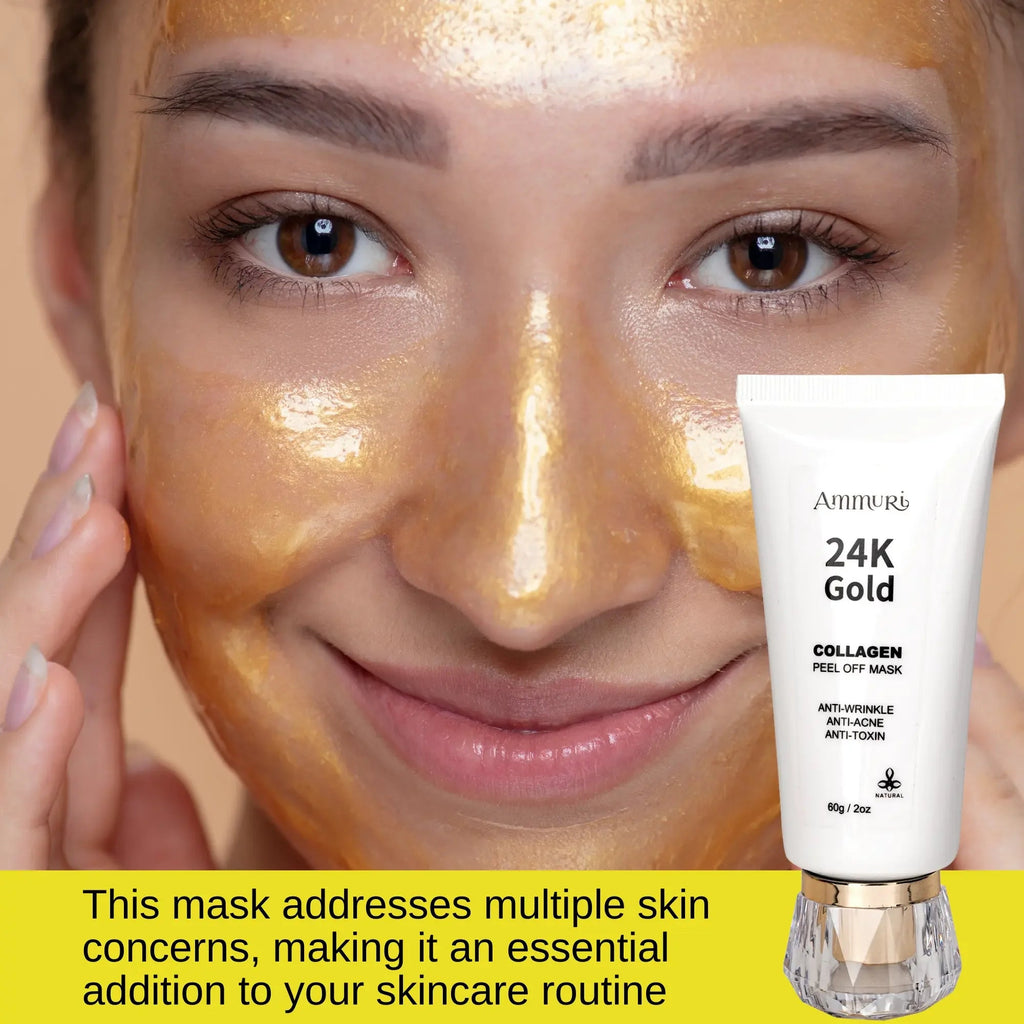 Ammuri Beauty 24K Gold Peel Off Mask for Radiant Skin-0