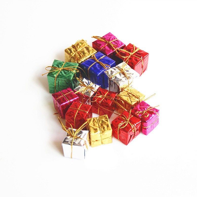 Christmas Products Decoration Scene Layout Color Gift Bag