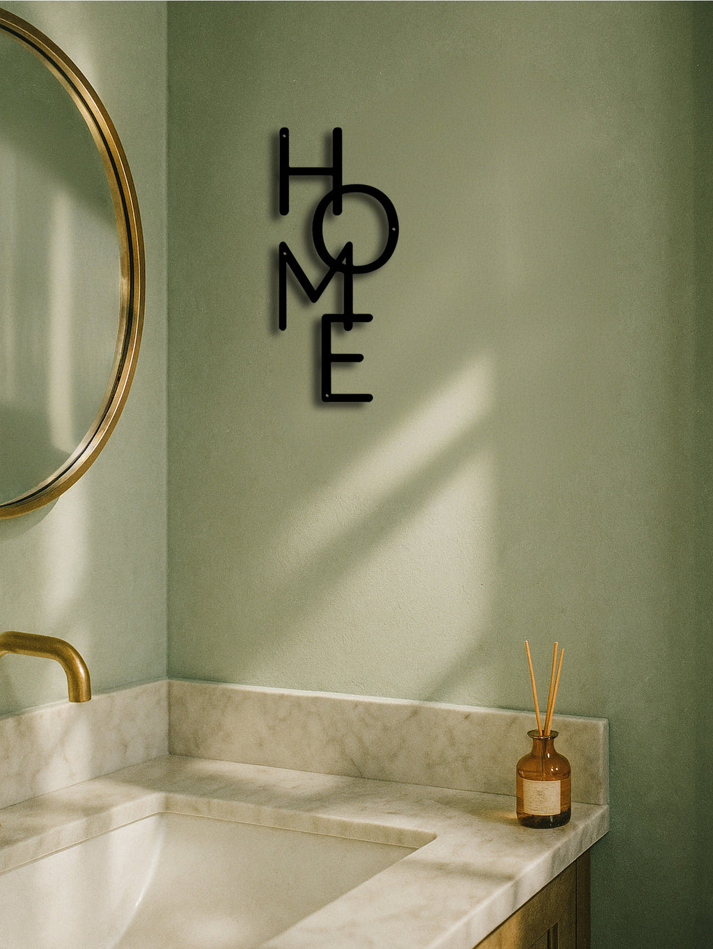 Metal Wall Decor HOME Letter Wall Sign Unique Design For Bedroom Decor&Gifts